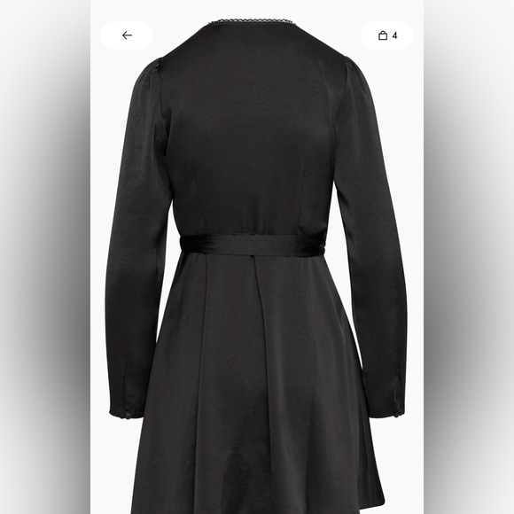 Small Black Wilfred Mademoiselle Longsleeve Dress - Picture 5 of 5